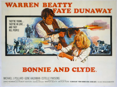 BONNIE & CLYDE - British Quad (30" x 40") zoom_382
