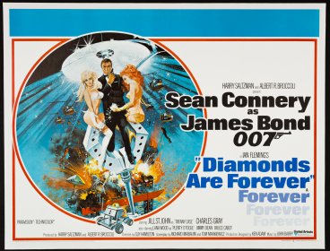 DIAMONDS ARE FOREVER - British Quad (30" x 40") zoom_817