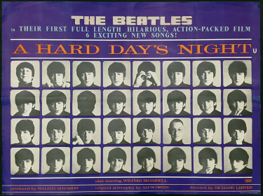 A HARD DAY'S NIGHT - British Quad (30" x 40") zoom_1864