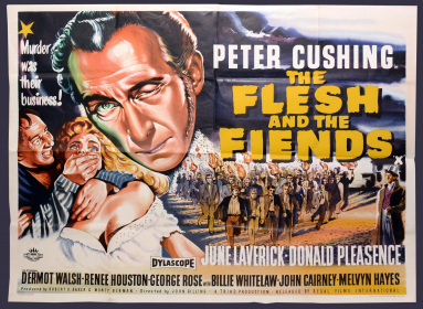 THE FLESH & THE FIENDS - British Quad (30" x 40") zoom_3295