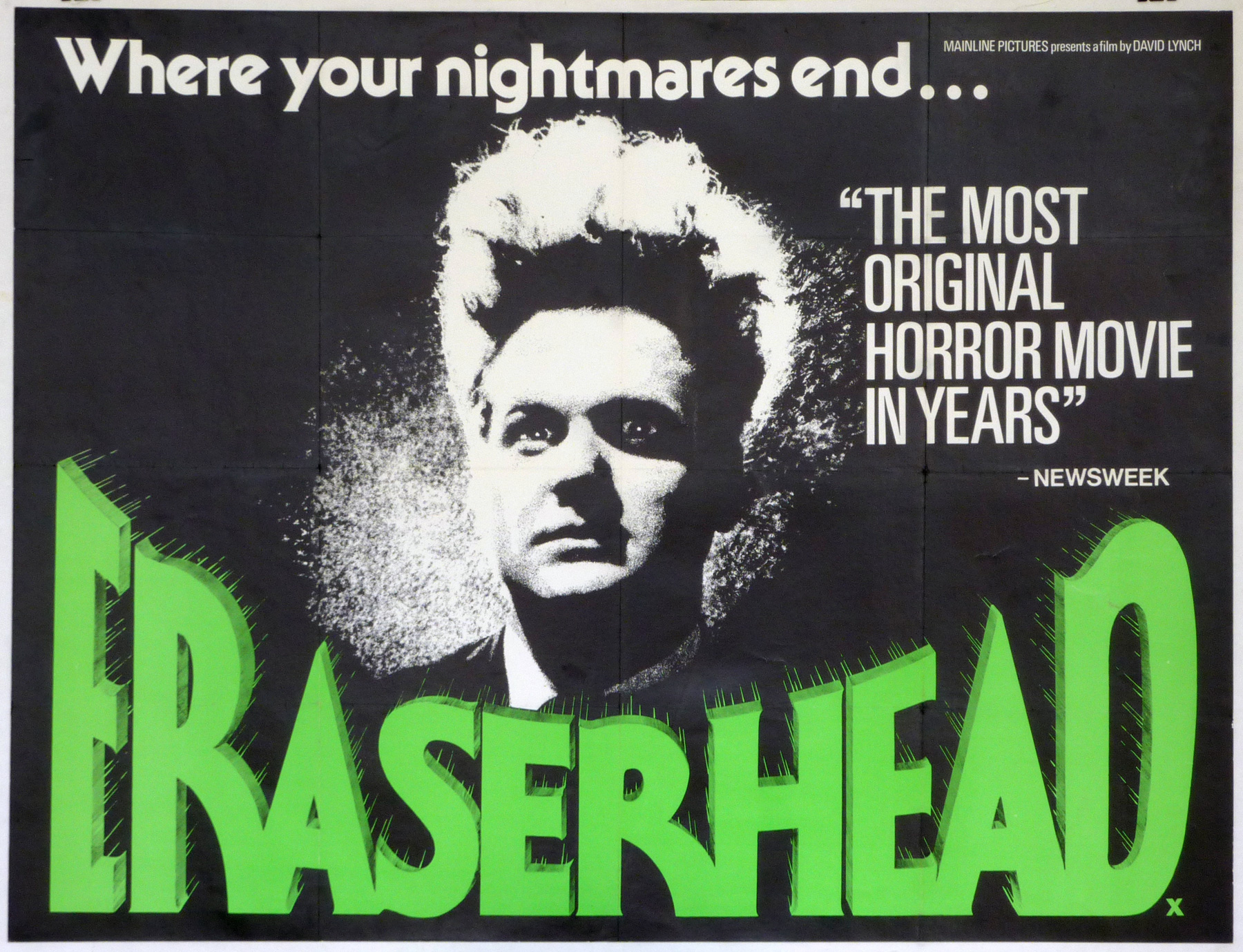 Eraserhead Horror Movie Posters Classic /& Vintage Cinema