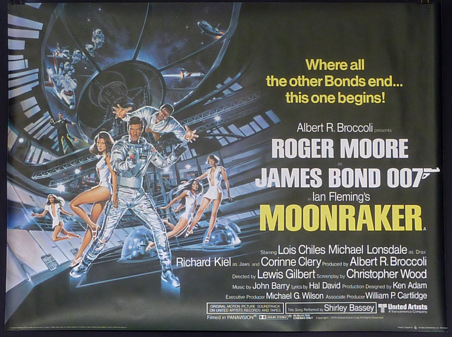 MOONRAKER UK Quad poster | Picture Palace Movie Posters