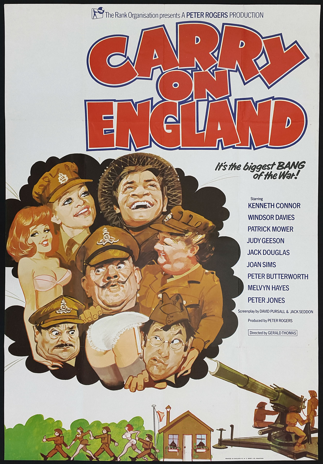 CARRY ON ENGLAND UK One Sheet poster | Picture Palace Movie Posters