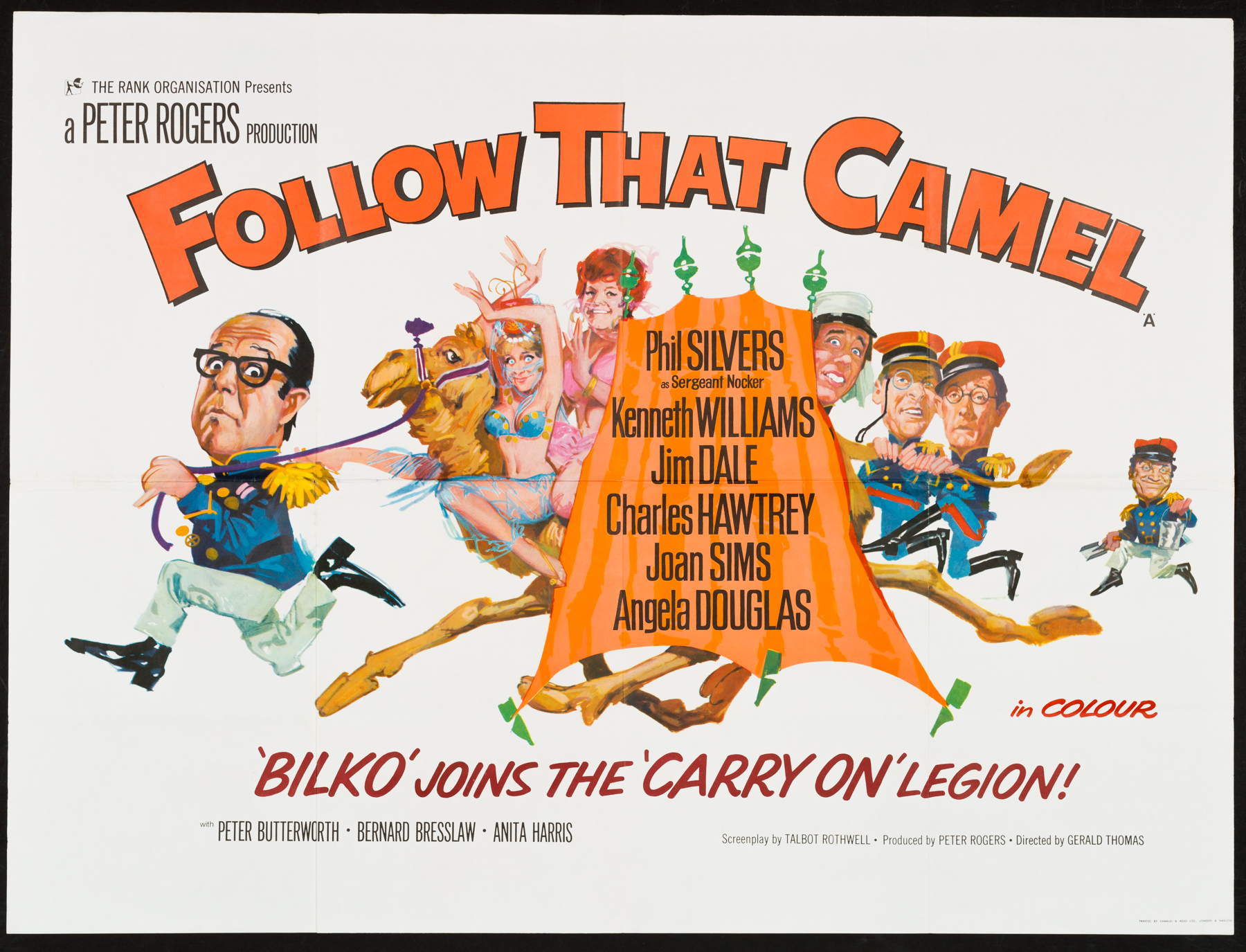 CARRY ON FOLLOW THAT CAMEL Original UK Quad poster | Picture ...
