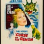 NIGHT OF THE DEMON Original Vintage Australian One Sheet Movie Film Poster from www.picturepalacemovieposters.co.uk
