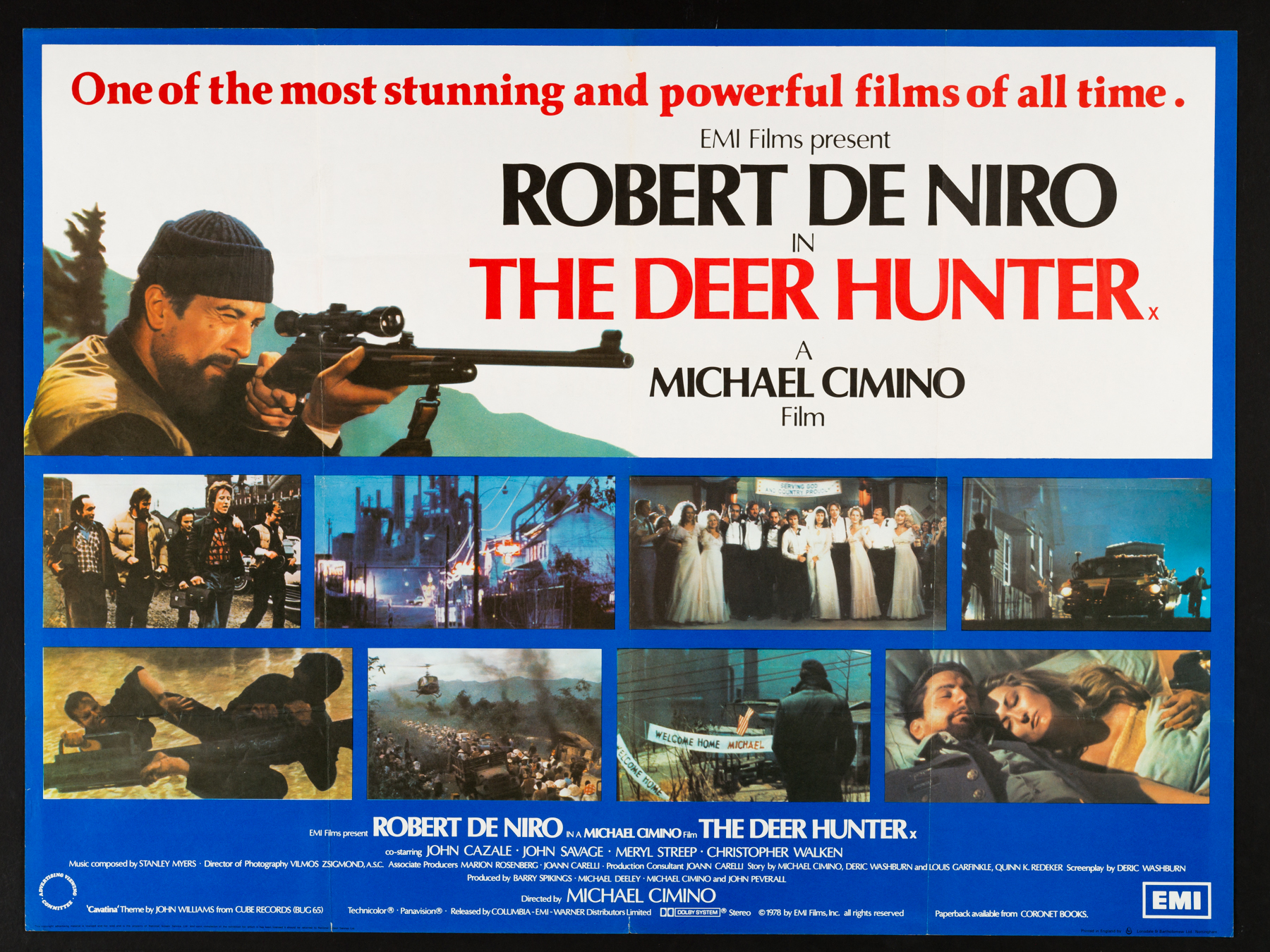 THE DEER HUNTER (1978) Original Vintage UK Quad Film Poster ...