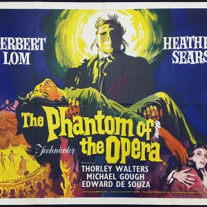 Phantom of the Opera Vintage Italian Movie Poster