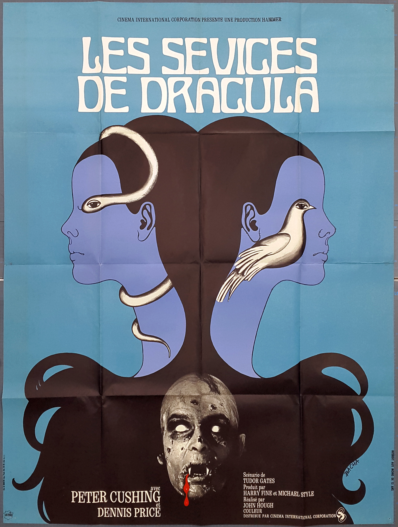 The Evil Dead (1981) Original French Grande Movie Poster